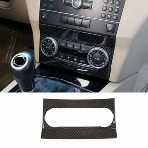 For Benz GLK 2009-2011 2012 ABS Carbon Fiber Air Conditioning Switch Panel Trim - Foto 1 di 10