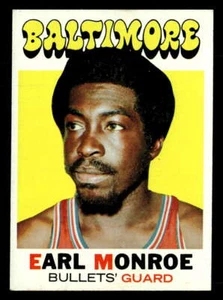 1971-72 Topps Earl Monroe #130 Baltimore Bullets EX/EX-MT Y6468 - Imagen 1 de 2