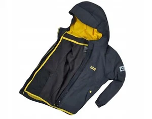 JACK WOLFSKIN 3-in-1 Kinder-Fleecejacke 128 - Bild 1 von 6
