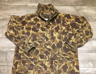 Gamehide Coated Jacket Parka Coat Camo Camouflage Waterproof Mens Size Large - Image 1 of 4