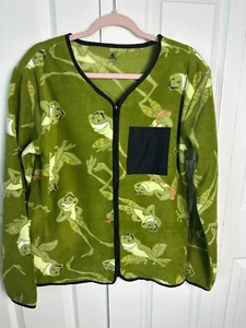 Disney Parks Princess and the Frog Green Zip Up Sweater Sz XS NWT - Picture 1 of 3