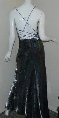 Mujeres Faviana Vendido Gris Espalda Formal Noche Damas de honor Top Falda Conjunto 7/8 Foto 1 de 4