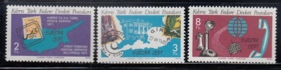 Juego Comunicaciones TURKISH CYPRUS MNH Foto 1 de 1