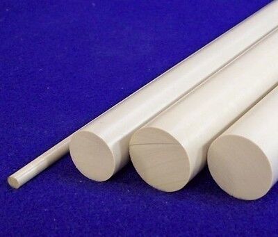 PEEK Rod NATURAL Round Dia Bar High Temperature Engineering Plastic Long Length • 11.35£