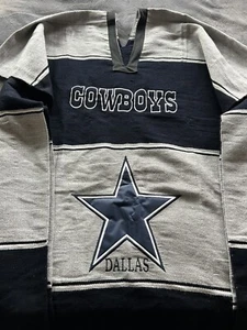 NFL Poncho Dallas Cowboys Acrylic Cotton/ NWT - Picture 1 of 4