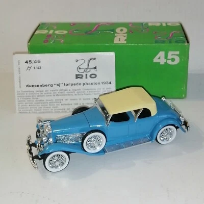 DUESENBERG SJ N.45 RIO SCALA 1/43 - Immagine 1 di 4