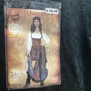 Pirate Queen Women’s Fun World Costume Size Medium/ Large - Picture 1 of 4