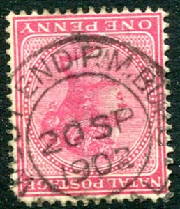 NATAL: (15888) WEST END P.M. BURG matasellos/cancelación 1902 - Imagen 1 de 1