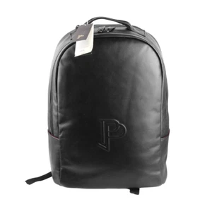 ADIDAS & PAUL POGBA BLACK 100% REAL LEATHER BACKPACK NEW NO BOX - Picture 1 of 12