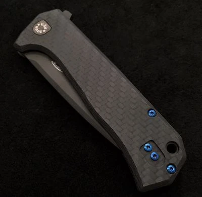 Blue Titanium Screw Set Zero Tolerance 804cf Hinderer Folder ZT0804CF - No Knife - Image 1 of 4
