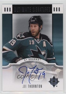 2007-08 Ultimate Collection Ultimate Signatures Joe Thornton #US-JT