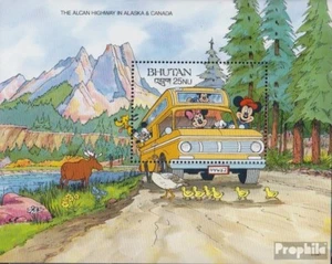 Bhutan Block303 postfrisch 1991 Walt-Disney-Figuren - Bild 1 von 1