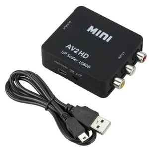 AV zu HDMI Adapter Konverter Full HD 1080P Video Audio TV 3 RCA HDMI - Bild 1 von 8