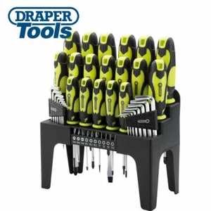 Set cacciavite drappeggio con supporto di stoccaggio e chiave a brugola/esagonale e punta 44 pz verde strumento - Foto 1 di 2