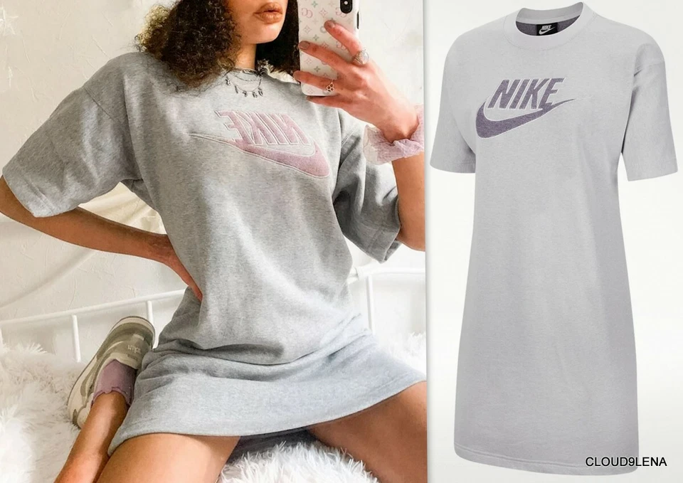 Nike Womens Sportswear Dress Platinum Tint Size Small Cu6401 094