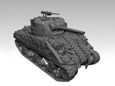 3D Printing 1/72 American Sherman 2 Tank Unpainted - Image 1 of 3