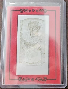2016 Topps Gypsy Queen #20 piatto stampa giallo incorniciato 1/1 Todd Frazier - Foto 1 di 2