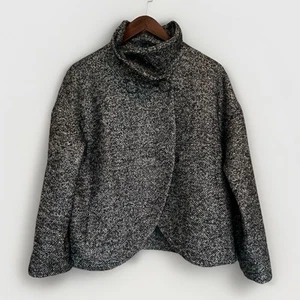 J Crew Collection Jacket Metallic Tweed Mohair Alpaca Preppy Old Money 14 Mod - Picture 1 of 11