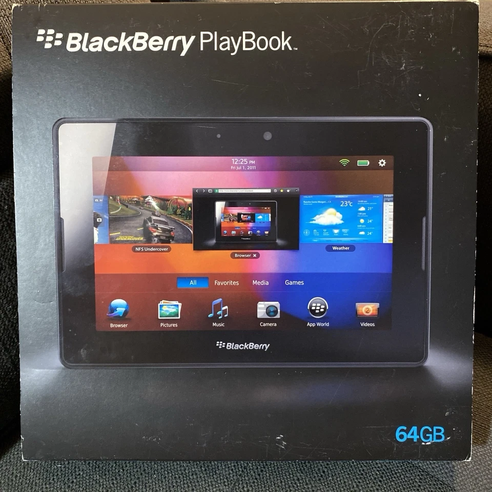 New BLACKBERRY PLAYBOOK 64GB Wi-Fi 7-INCH TABLET - Image 1 of 4
