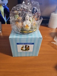 Virginia Candle Co Kerzendeckel Boo Bären Topper Halloween Geist Kürbis mit Box - Bild 1 von 6