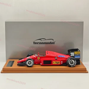 1/18 Tecnomodel Ferrari F1 86 #28 BRAZILIAN GP 1986 STEFAN JOHASSON Red Resin - Picture 1 of 11