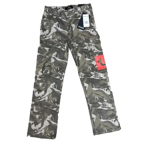 True Religion Guru Kids Size 8 (medium) Olive Green Cargo Military/ pop stitch - Picture 1 of 13