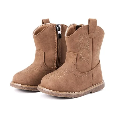 Bebé Vaquero Vaquera Botas Infantiles Botas Occidentales Niño Niño Niño Niñas Punta Redonda R... Foto 1 de 4