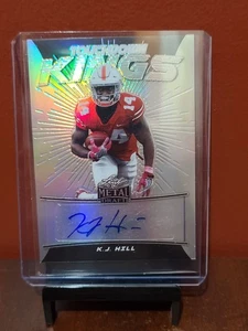 2020 Leaf Metal Draft Touchdown Kings Silver Rainbow /60 KJ Hill Rookie Auto RC - Picture 1 of 2