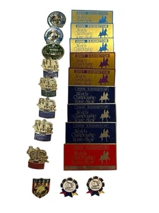 Riesiges World Championship Pferdeshow Aussteller American Royal USEF Pin Lot - Bild 1 von 3