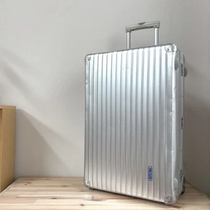 Rimowa Classic Flight Carrello 2 Ruote 63L Valigia Bagagliaio Alluminio Argento - Foto 1 di 10