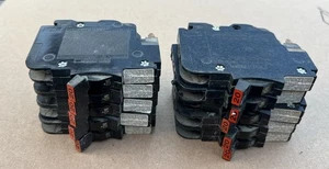 10 Federal Pacific 20 Amp 1 Polo Tipo NC Interruttore FPE Thin Stab-Lok - Foto 1 di 5