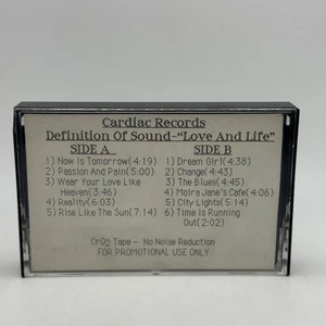 Definition Of Sound Love And Life Cassette Electronic Dub Pop Rap Advance PROMO - Picture 1 of 6