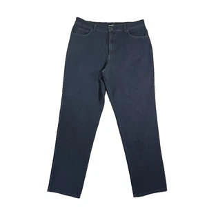 Vintage Basic Editions K-Mart Dark Denim Jeans Women's Size 14 Average Stretch - Picture 1 of 10