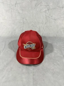 Vintqge Nike NBA CLEVELAND CAVALIERS Wine & Gold, SATIN RARE HAT Fitted. - Picture 1 of 10