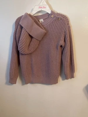 H&M Baby Girl's Sweater With Matching Hat Size:18 Months New - Изображение 1 из 4