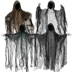 Joyin 4er Pack 19" Halloween hängender Geist Dekoration Outdoor gesichtslos grimmig re... - Bild 1 von 9