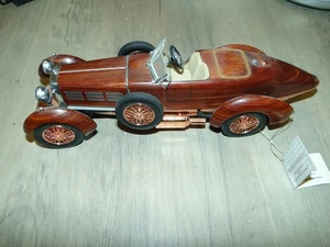 FRANKLIN MINT 1924 HISPANO SUIZA TULIPWOOD 1/24TH NO BOX - Picture 1 of 10
