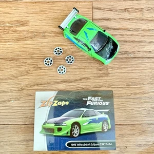 Rare! ZipZaps Micro RC Eclipse GSX Body, Fast & Furious, Collectible, Rims, Card - Picture 1 of 5