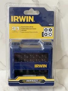 Irwin 31 Piece Impact Screwdriver Bit Set New Sealed - Picture 1 of 6