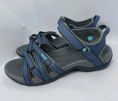 Босоножки Teva Tirra женские размер 9 с ремешками спортивные для походов на открытом воздухе синие 4266 - Изображение 1 из 4