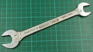 Gordon Tools 9/16" x 5/8" AF Chrom-Vanadium-Maulschlüssel England - Bild 1 von 9