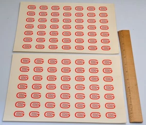 Vintage 2 Seiten Aerojet General Aufkleber - Bild 1 von 4