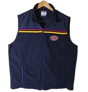 Brisbane Lions Official AFL Football Adults Fleece Vest Size XL Retro Supporter - Picture 1 of 13
