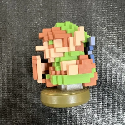 Nintendo Amiibo The Legend of Zelda: Link 8-Bit 3D Pixel Figura Suelta Juguete  Foto 1 de 3