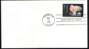 US. 3664. 37c. Spotted Bat, American Bars Issue. Blank FDC, MNH. 2002 -1 - Picture 1 of 1