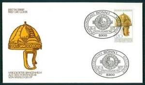 GERMANY FDC 1977 ARCHEOLOGY GOLDEN HELMET hd85 - Picture 1 of 2