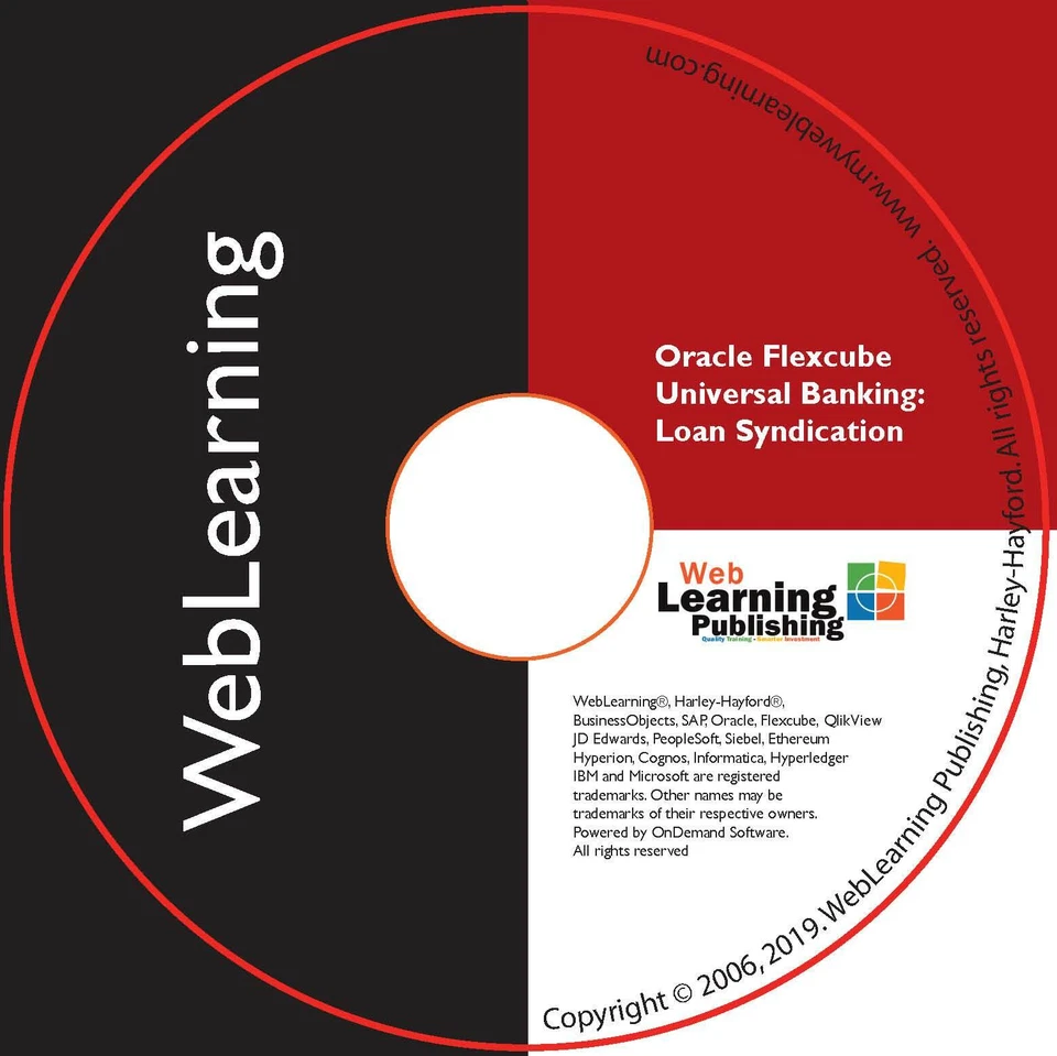 Oracle FLEXCUBE Universal Banking 12.x Loan Syndication Self-Study CBT - Image 1 of 1