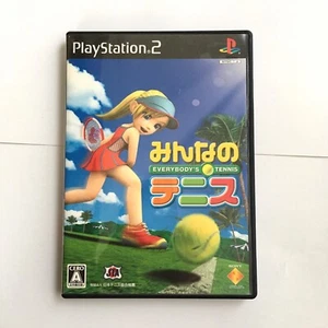 EVERYBODY S TENNIS MINNA NO TENNIS PS2  Sony PlayStation 2  Video Game used - Picture 1 of 6
