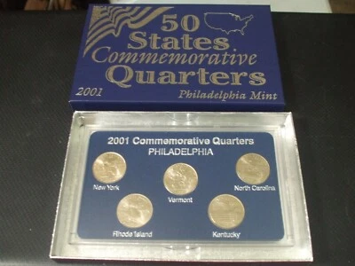 50 States Commemorative Quarters - Philadelphia Mint - 2001 - Image 1 of 2
