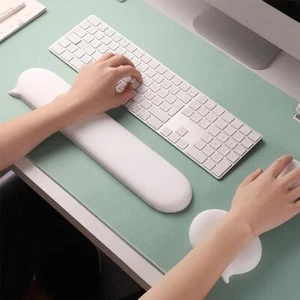 Silicone Keyboard Wrist Rest Pad Mouse Wrist Rest Support Cushion For PC Desk - Picture 1 of 25